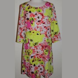 neon tigerlilly shift daisy fuentes floral